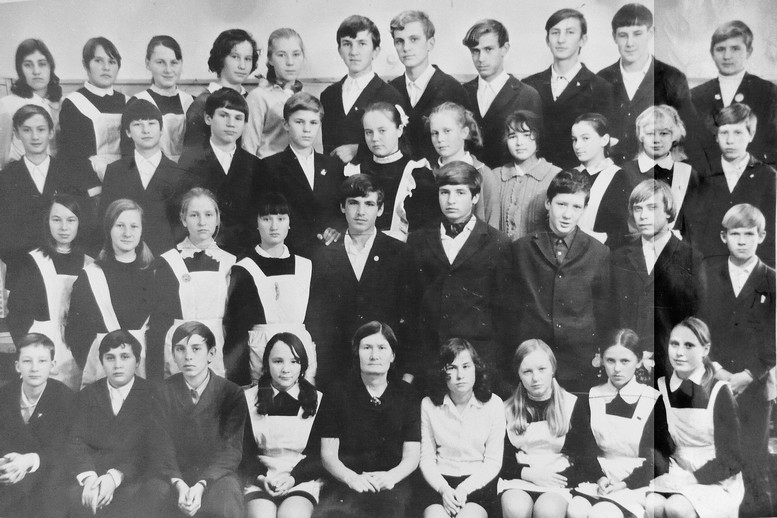 8В класс 1973-74 уч/год. Средняя школа 481. Ленинград.