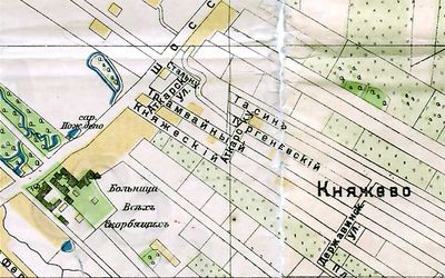 Открыть КНЯЖЕВО - Карта Петербурга 1916 г.
