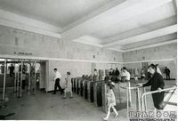 Станция метро Дачное. Турникеты и кассы. 1970-е