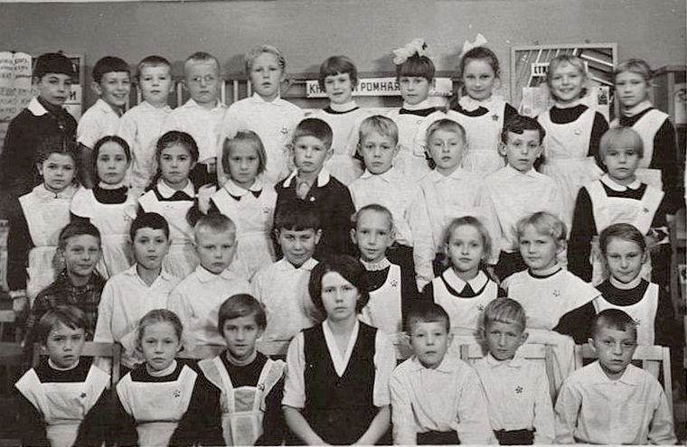 1966-1976. Класс 2А. Средняя школа 481. Ленинград.